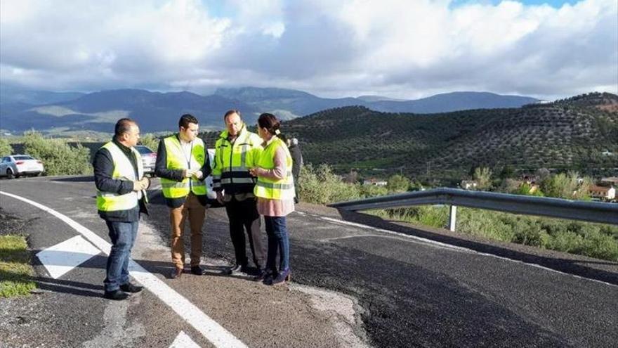 La Junta repara los daños que provocó el temporal en la A-339