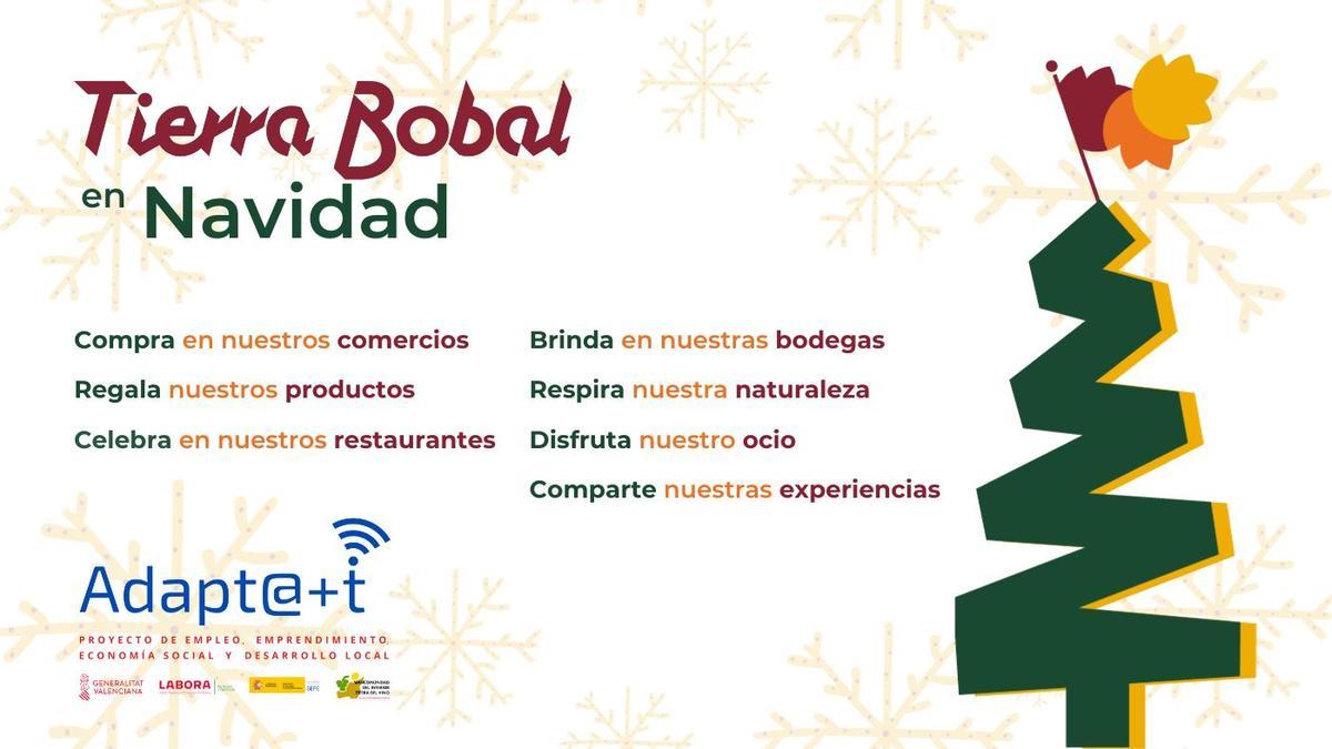 Cartel Tierra Bobal en Navidad