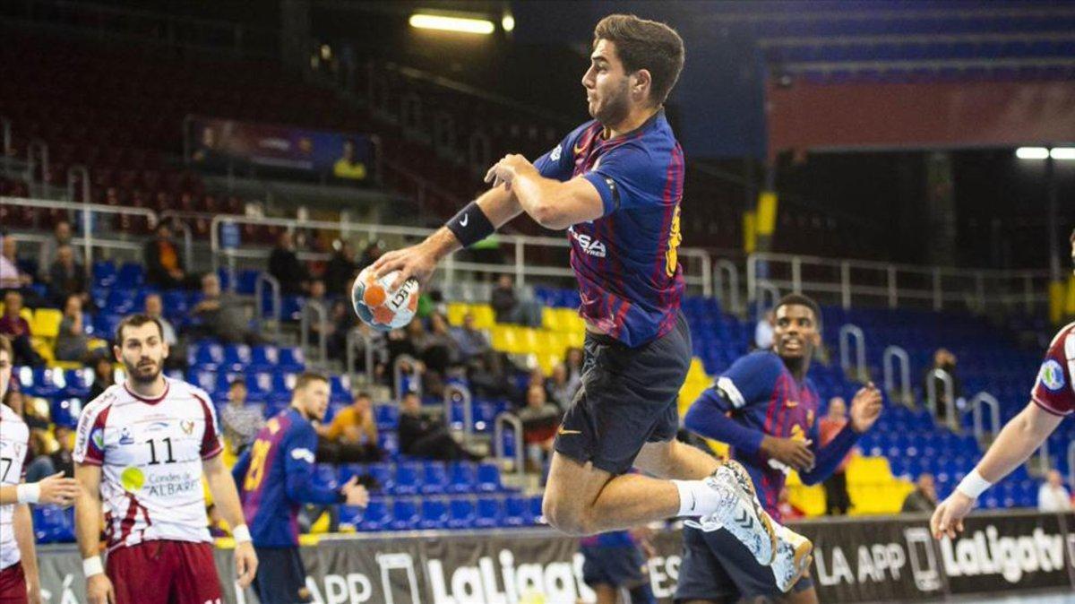 Àlex Pascual tuvo un excelente debut con el primer equipo azulgrana