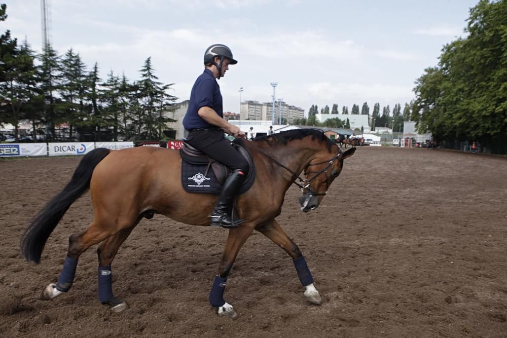 Preparativos del Concurso de Saltos Internacional