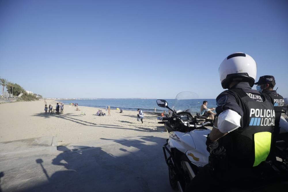 Nit de Sant Joan: La Policía Local de Palma desaloja las playas