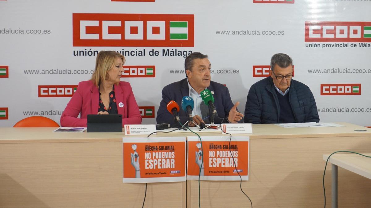 CCOO vuelve a denunciar la desigualdad salarial entre hombres y mujeres en Málaga.