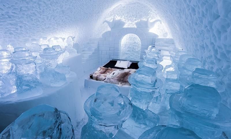 Hotel de hielo Jukkasjärvi (Suecia)