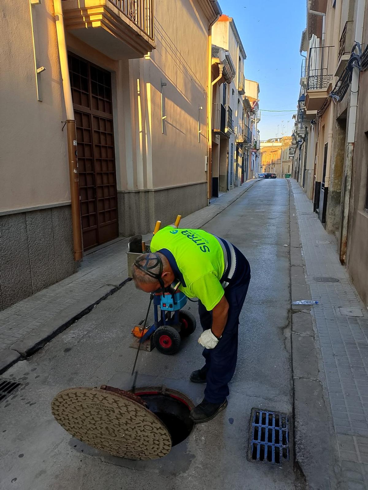 Tratamiento en el alcantarillado.