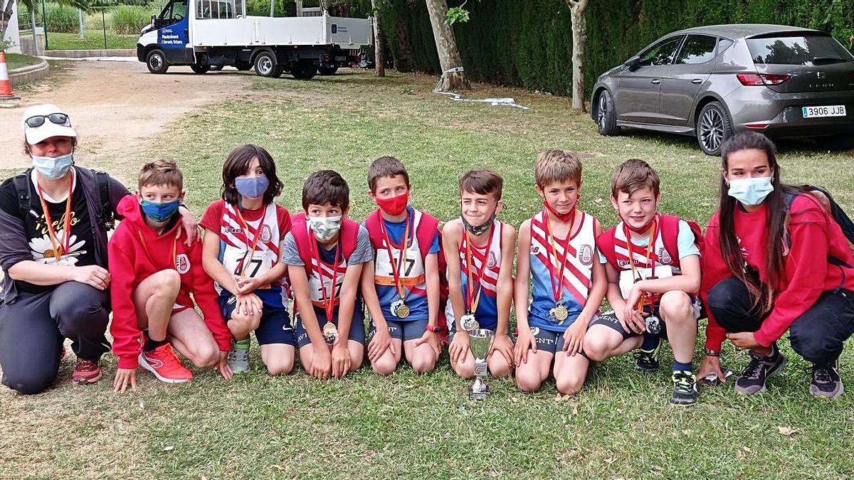 La formació de categoria sub-10 es va penjar la medalla d’or | CAM