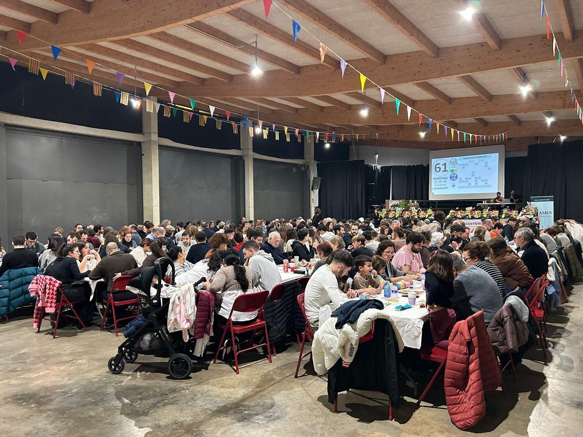 Èxit de la quina del passat desembre a Ventalló, amb la celebració de la rifa a la mitja part