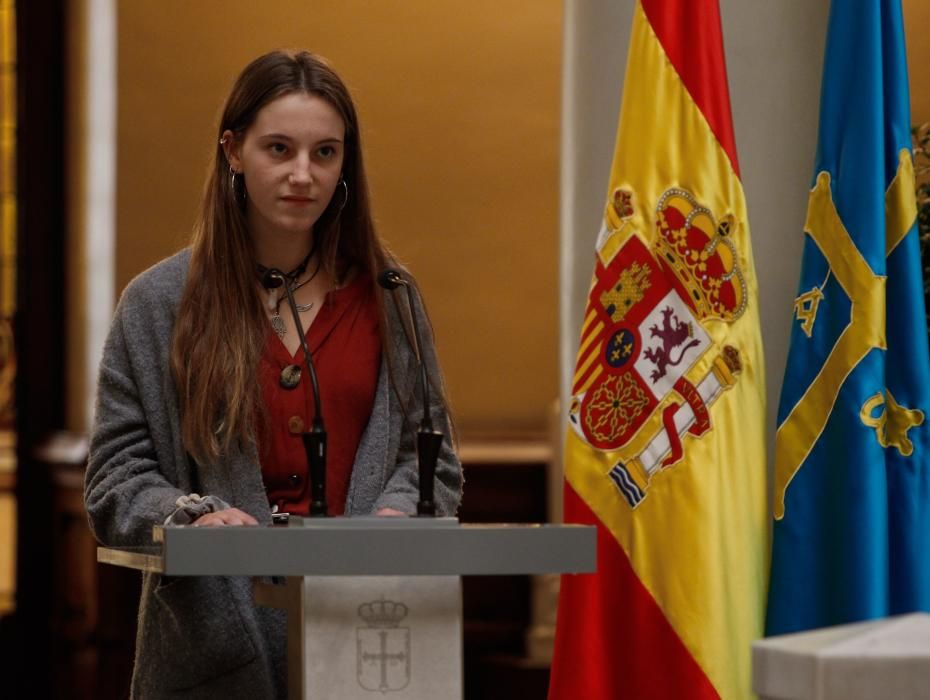 40.º aniversario de la Carta Magna en el Parlamento asturiano