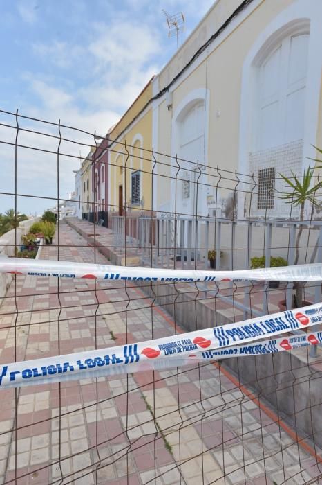 22-04-2019 LAS PALMAS DE GRAN CANARIA. Estado actual del derrumbe de Paseo de Chill  | 22/04/2019 | Fotógrafo: Andrés Cruz