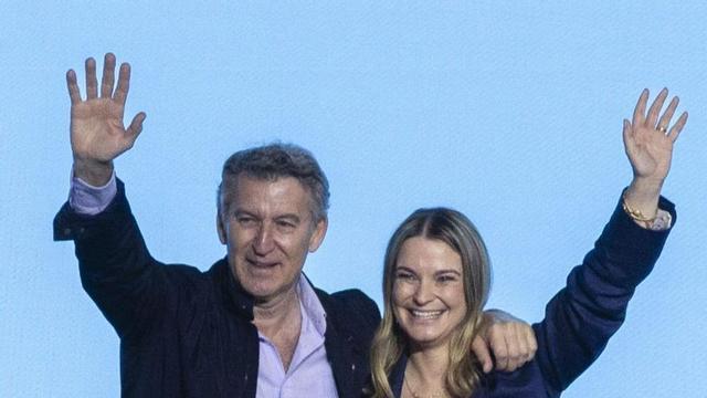 Feijóo i Prohens, en el congrés autonòmic del PP de les Balears. | CATI CLADERA