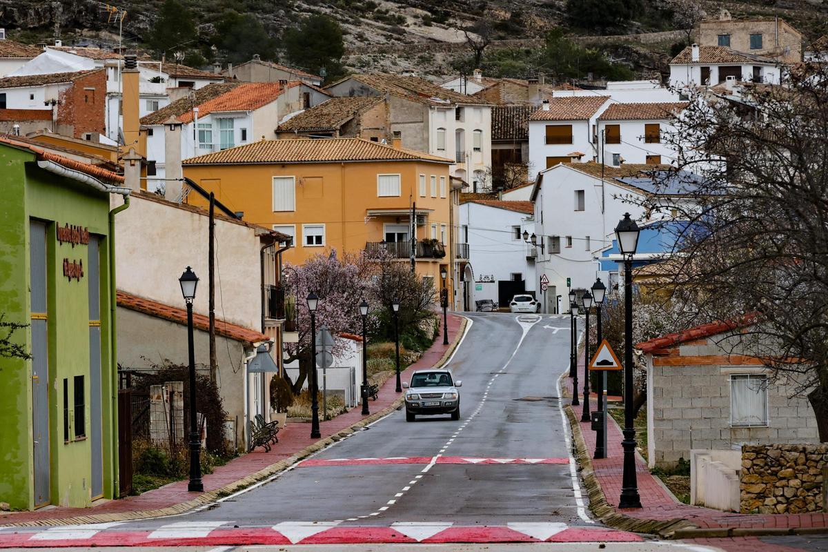 Fageca, una de las localidades menos pobladas de la provincia de Alicante.