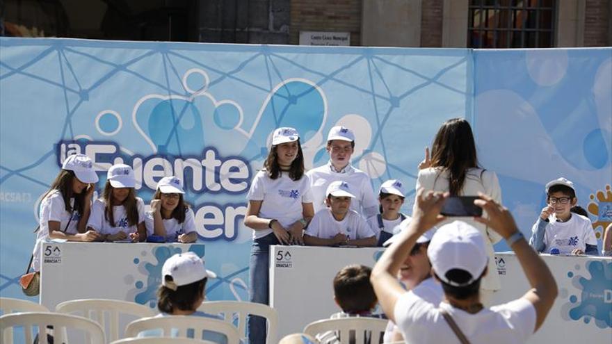 Concurso &#039;la fuente del saber&#039; en la Corredera