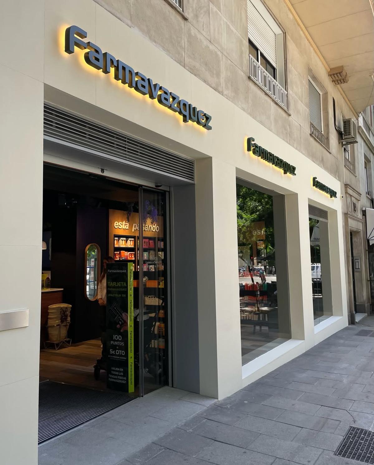 El nuevo local de Farmavázquez en la calle Narváez 51 de Madrid.