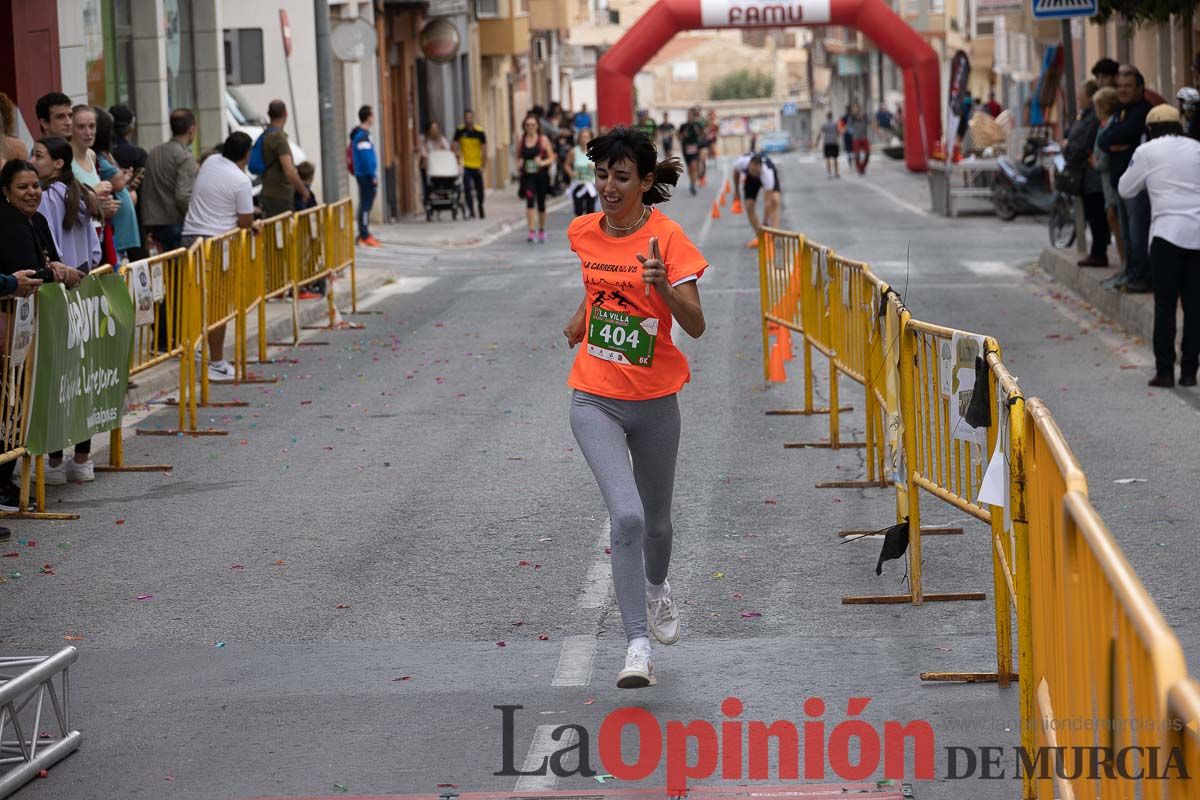 Carrera Popular Urbana y de la Mujer de Moratalla ‘La Villa, premio Marín Giménez (línea de meta)