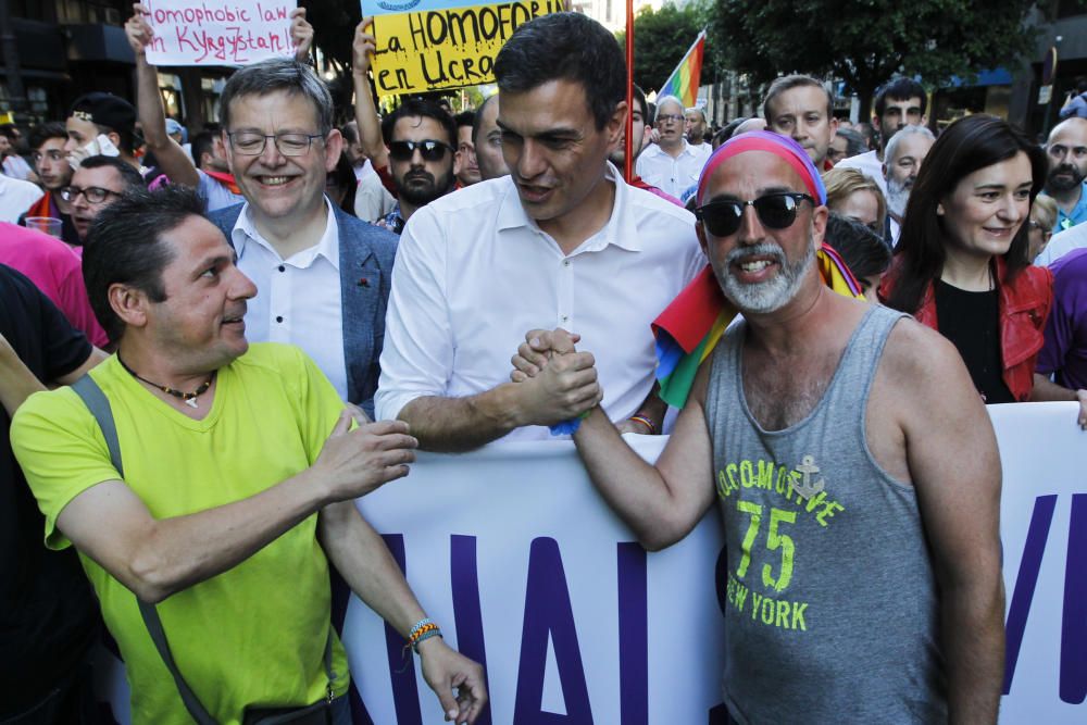 Manifestación del Orgullo LGTBi en Valencia