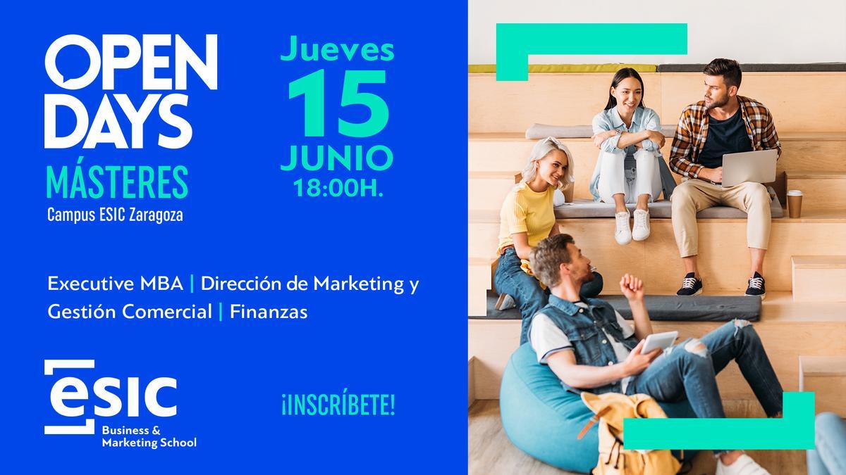 ESIC Aragón organiza un open day el 15 de junio en su sede en Zaragoza.