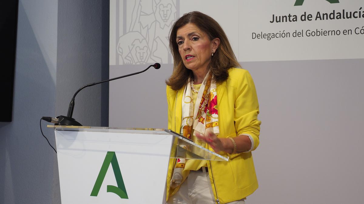 La delegada de Salud y Consumo de la Junta de Andalucía en Córdoba, María Jesús Botella, en una imagen de archivo.