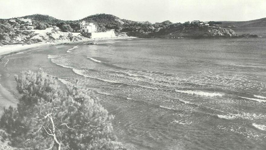 Auch die Playa Palmira in Peguera, hier auf einem antiken Foto, gehörte einst zu den Besitztümern des Marqués de la Romana.