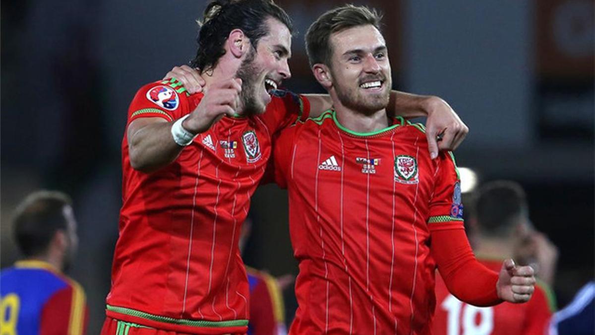 Bale con la selección de Gales