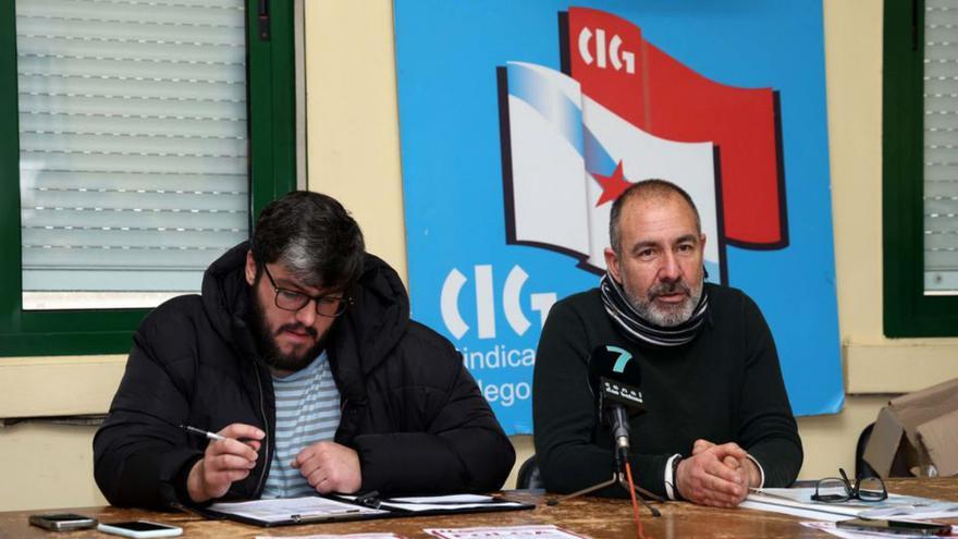 Maquieira y Lúa, en la conferencia de prensa de ayer.