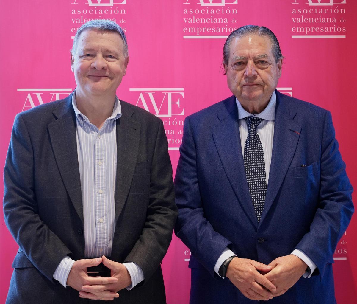 Jordi Sevilla y Vicente Boluda, hoy en València