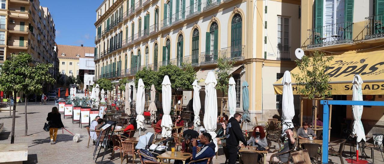 Las Casas de Campos en la plaza de la Merced.