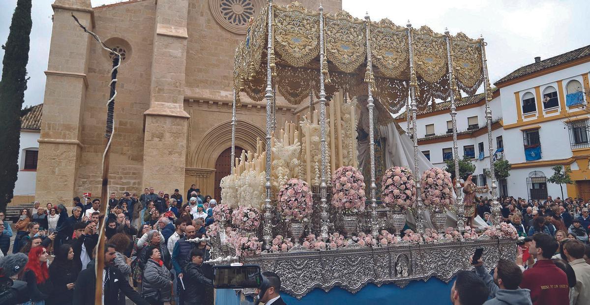 La culminación del palio de la Virgen de la Alegría, el año pasado, sirvió de preambulo al 75º Aniversario en 2026.