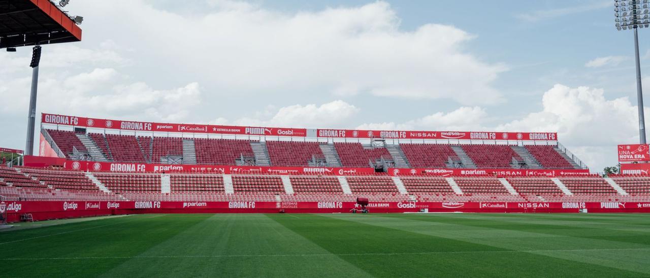 L’ampliació de la grada del gol
nord està finalitzada.  GIRONA FC