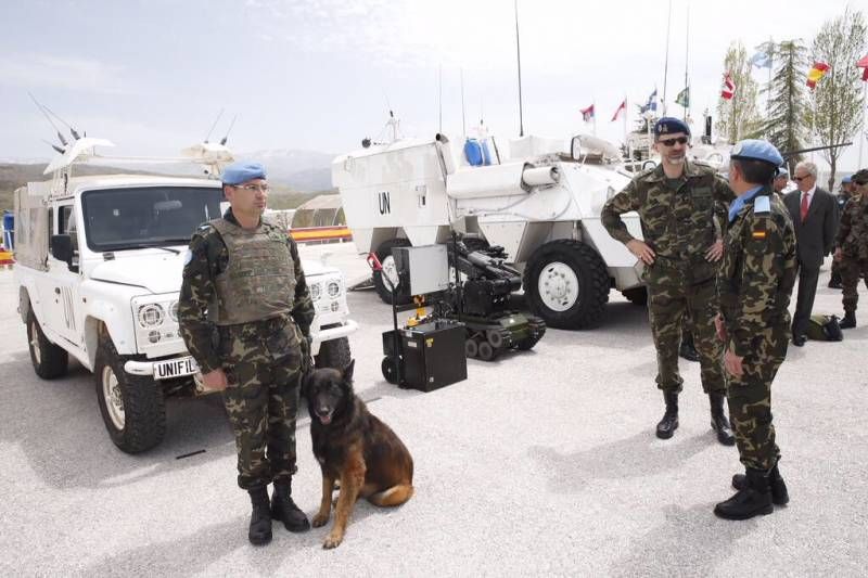 FOTOGALERÍA / Visita del Rey a la base de la Brigada de Cerro Muriano en Líbano