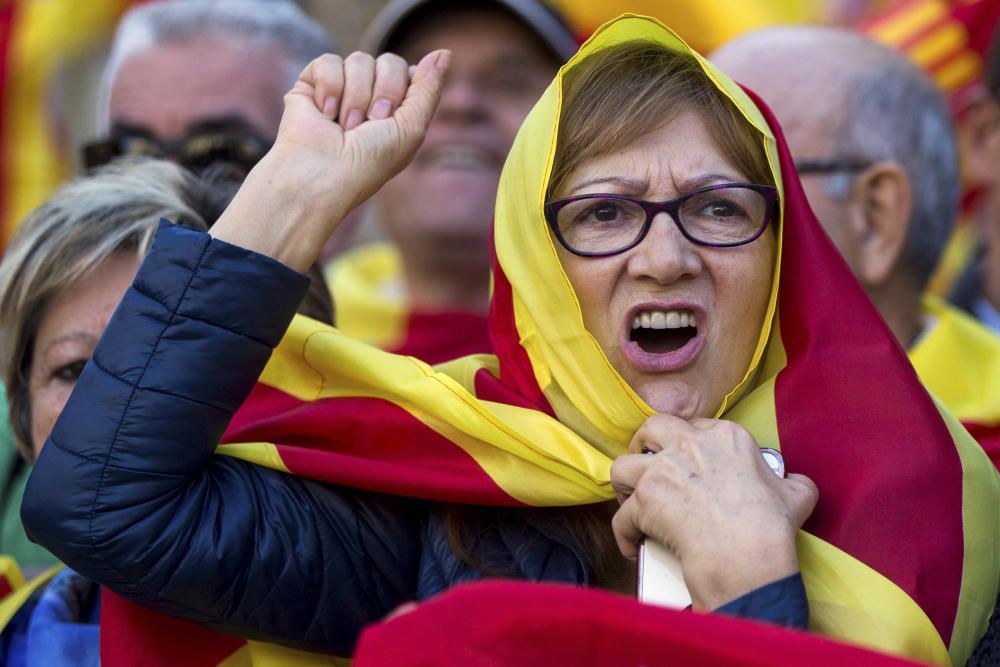 Manifestación de Barcelona por la unidad de España