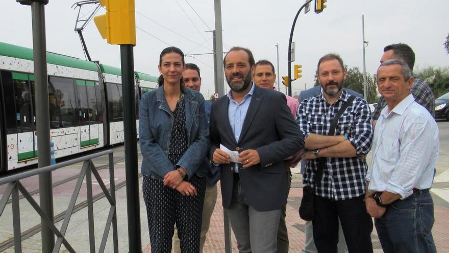 Cassá, en el metro de Málaga.