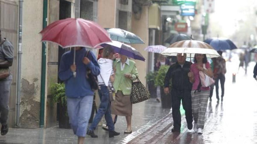 Castelló está en alerta por la gota fría tras caer ayer 60 litros en Vilafranca