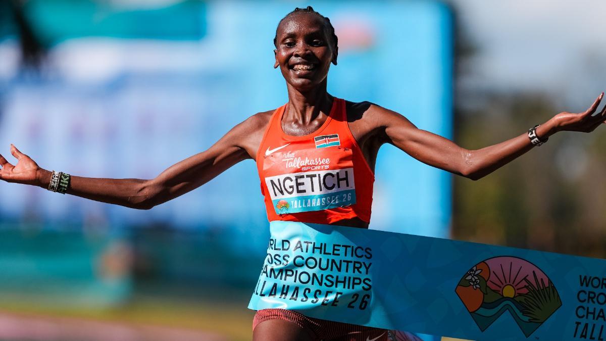 Agnes Ngetich campó a sus anchas en Tallahassee