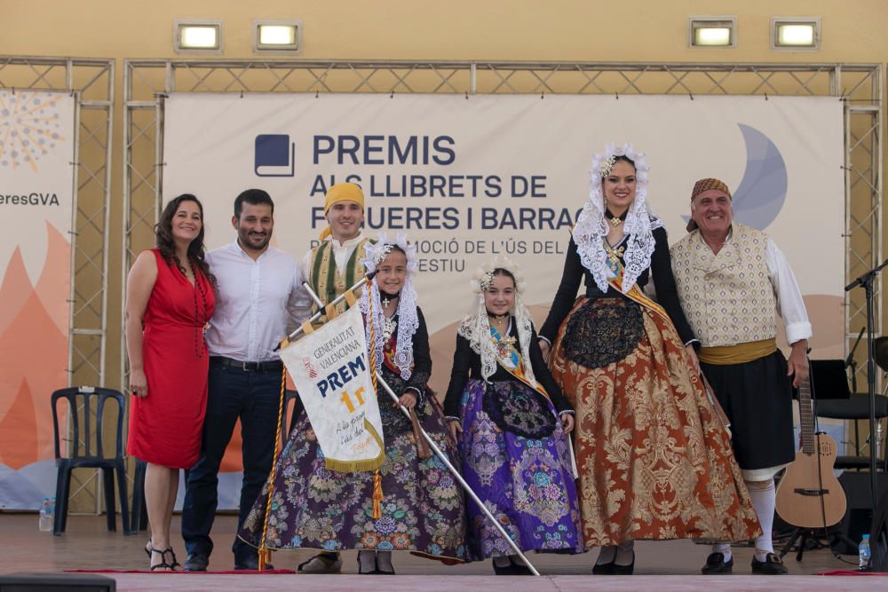 Entrega de los Premios a la Promoción del Uso del Valenciano en los "llibrets" de hogueras y barracas