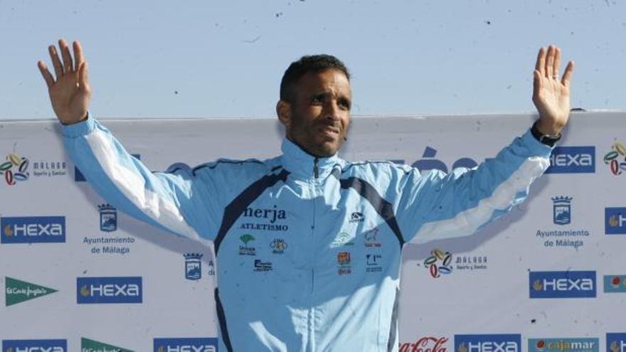 Elmouaziz, en el podio de ganadores.