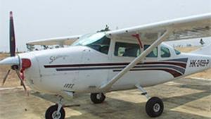 El accidente ha ocurrido a bordo de un Cessna 206.