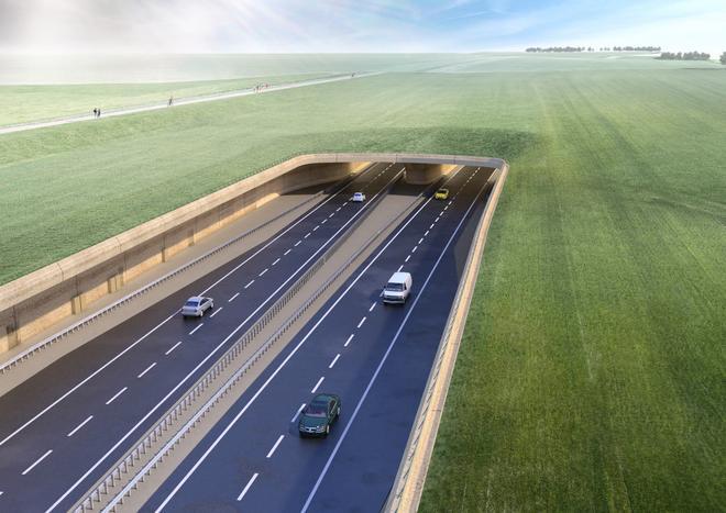 Prototipo del túnel de National Highways, Stonehenge