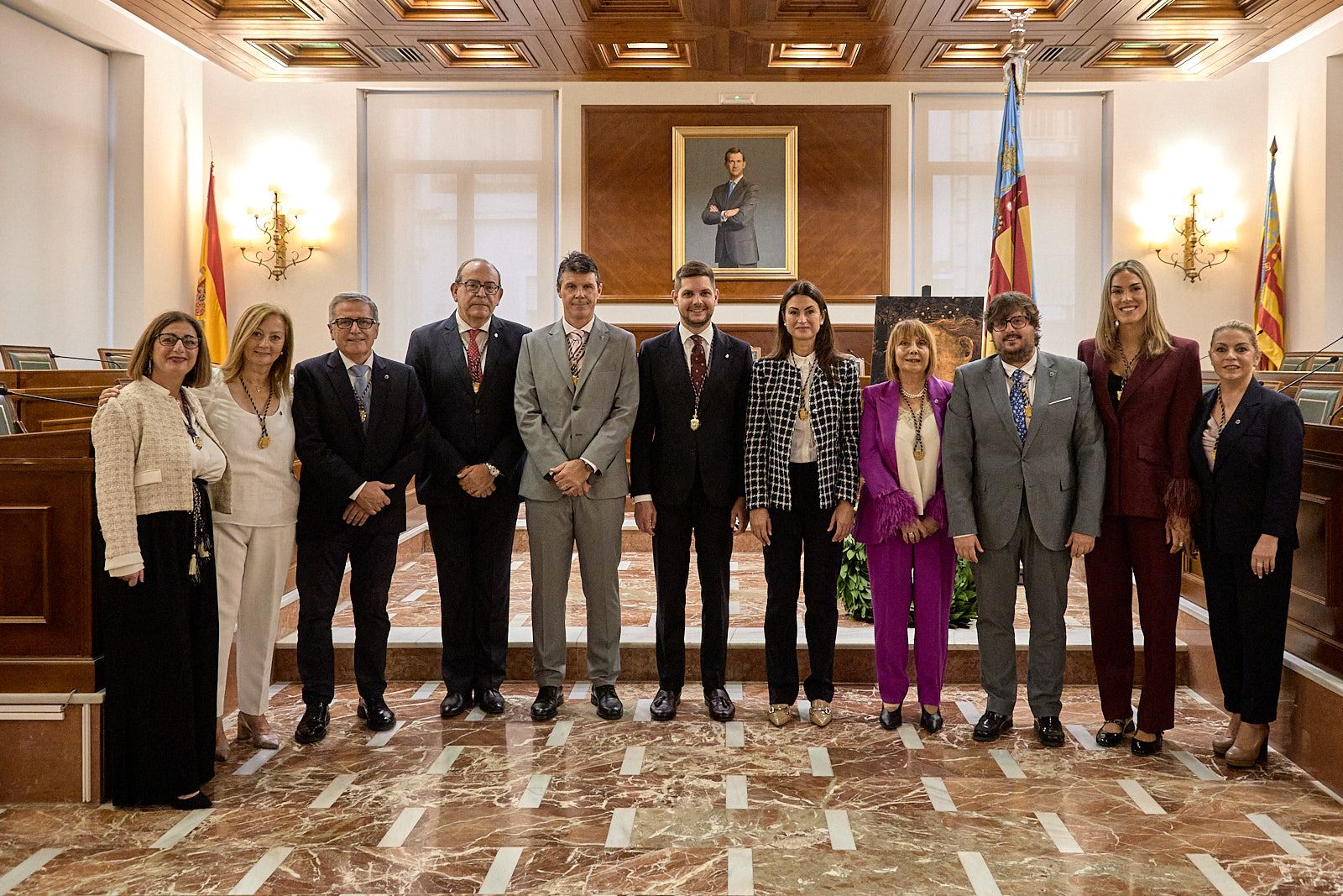 Las imágenes del acto institucional del 9 d'Octubre en Gandia