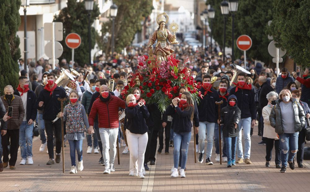 Faura disfruta de la Pujà de Santa Bárbara.