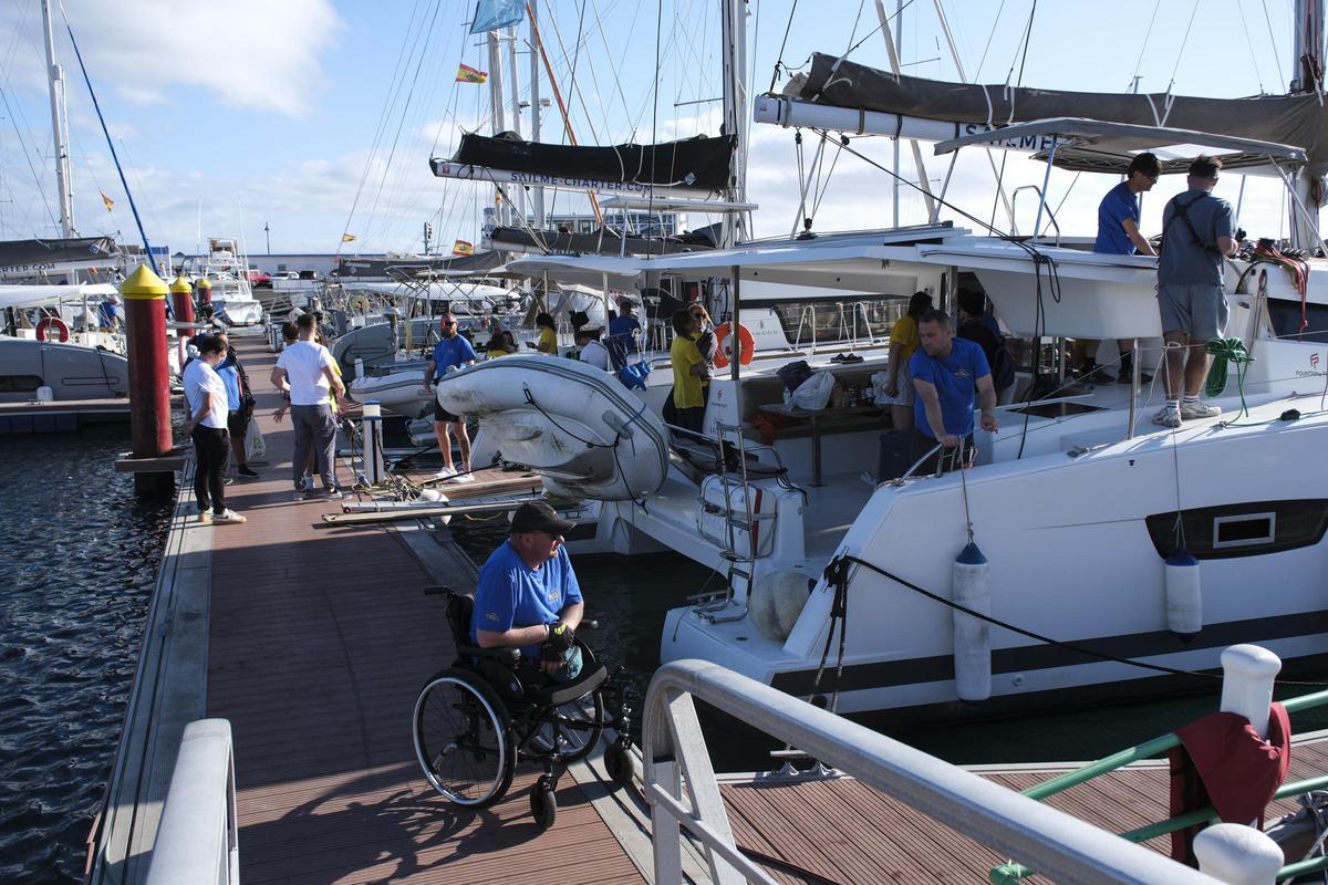 El barco en el que se realizó el proyecto en Canarias con soldados ucranianos.