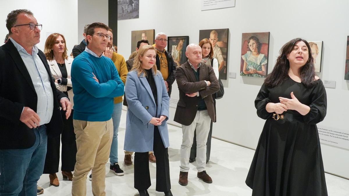 Natàlia Enguix, vicepresidenta de la Diputación de València, destaca la obra de Manuela Ballester.