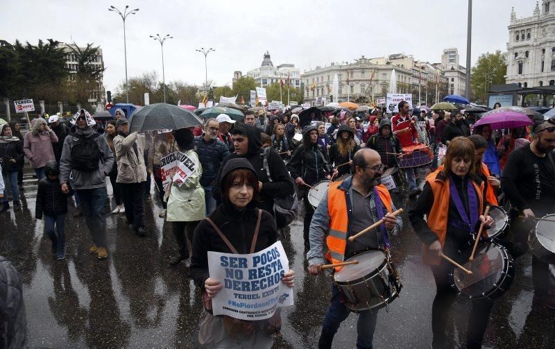 Manifestación 'Revuelta de la España vaciada' en Madrid