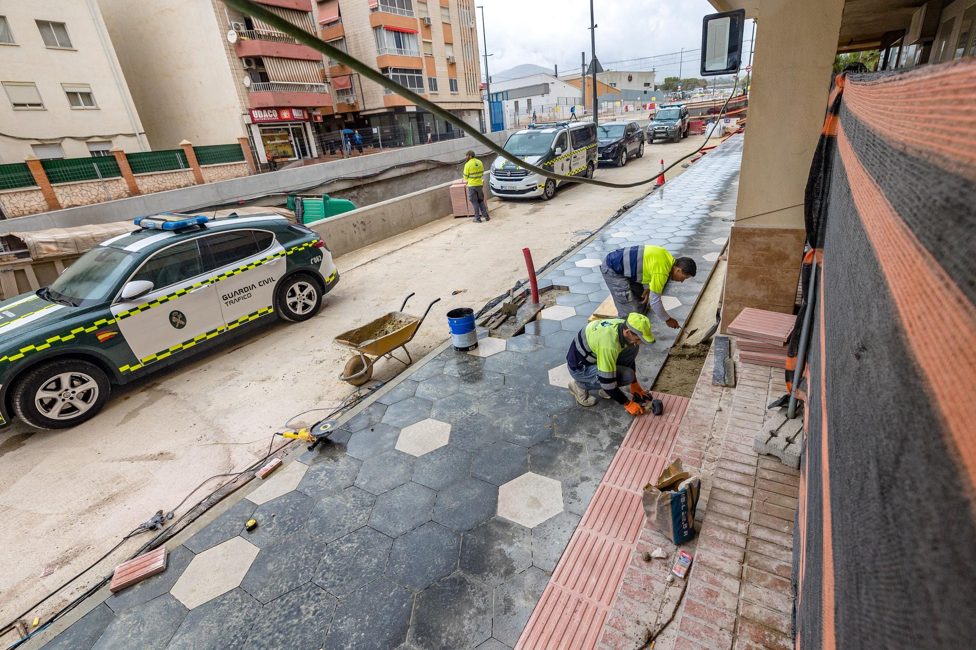 El túnel de la avenida Beniardà de Benidorm toma forma