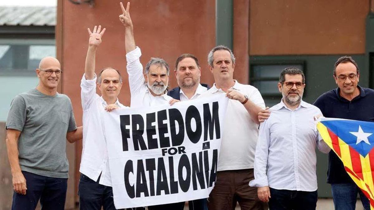 Parte de los condenados por el caso del 'procés.'