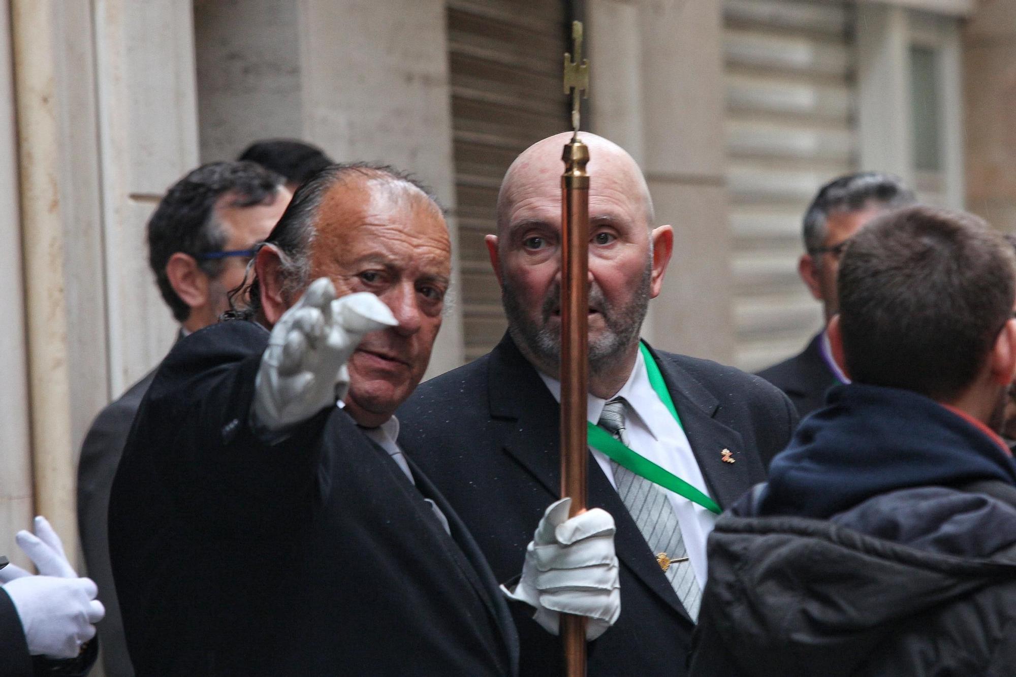 Emocionante procesión del Encuentro en Castelló en la mañana del Domingo de Resurrección