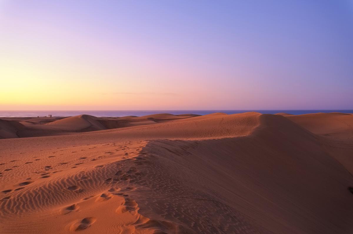 Las dunas de Maspalomas es un espacio único para practicar mindfulness.