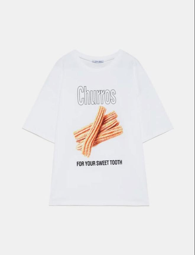 Camiseta churros Zara