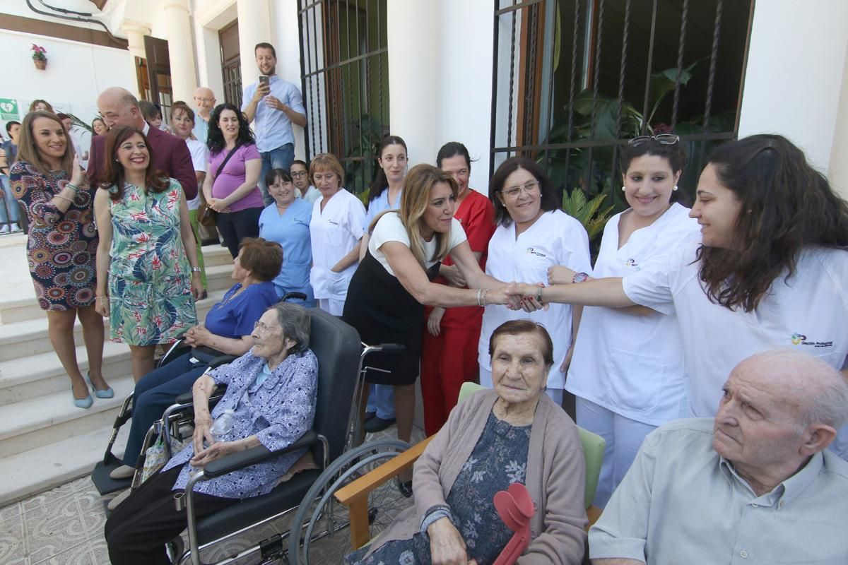 Susana Díaz de visita en Luque