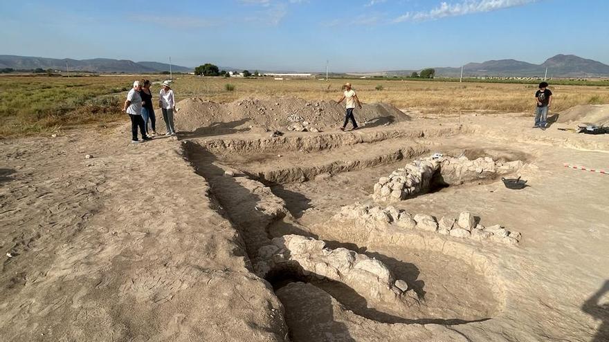 Estado de las excavaciones de la villa romana de Casas del Campo en agosto de 2022.
