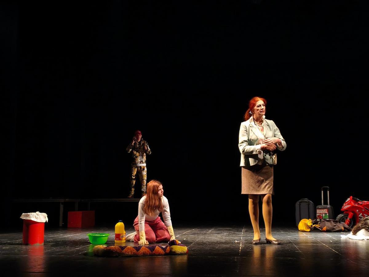 Ensayos para la representación de la obra.