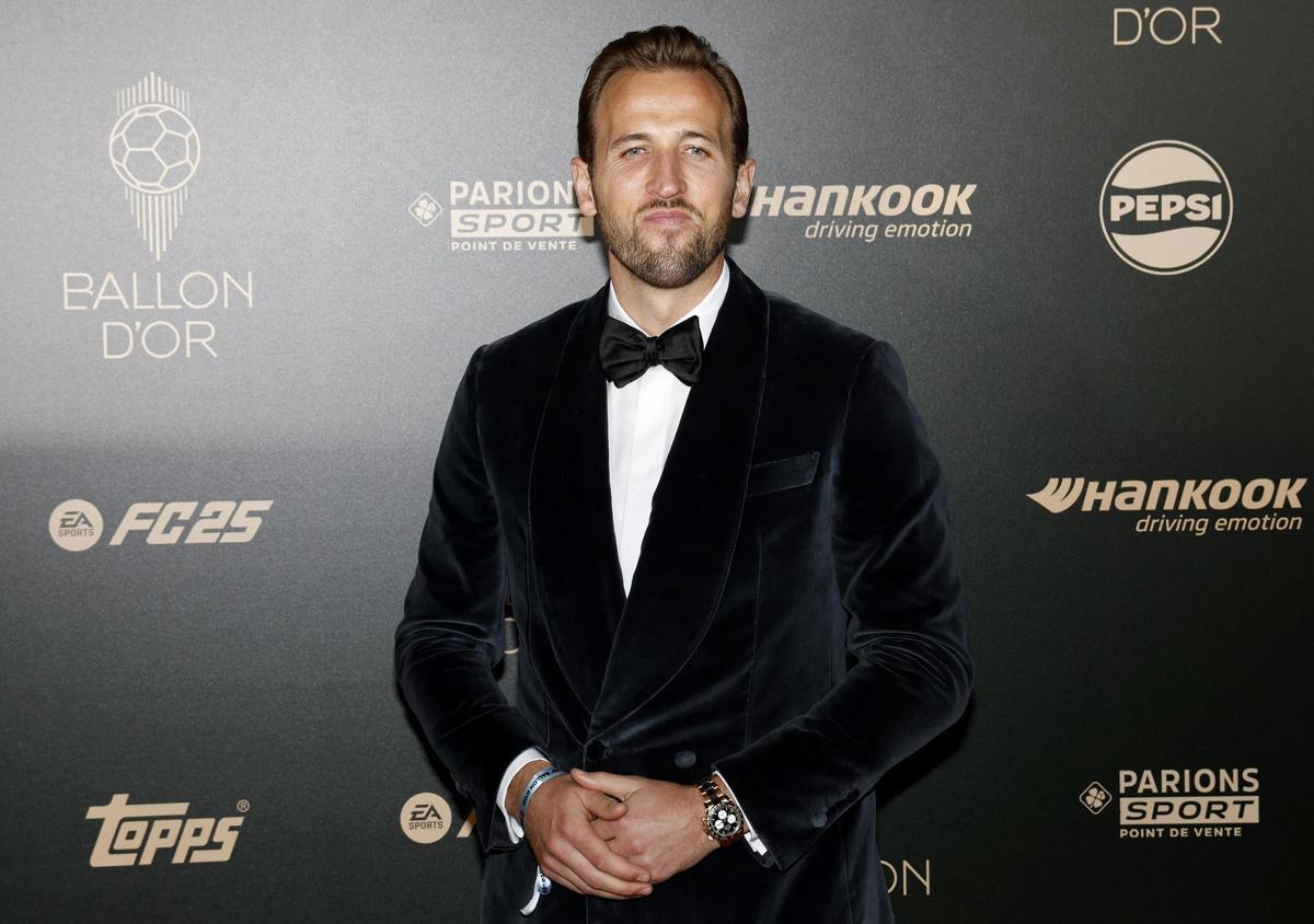 Harry Kane, delantero de la selección inglesa y del Bayern de Múnich.